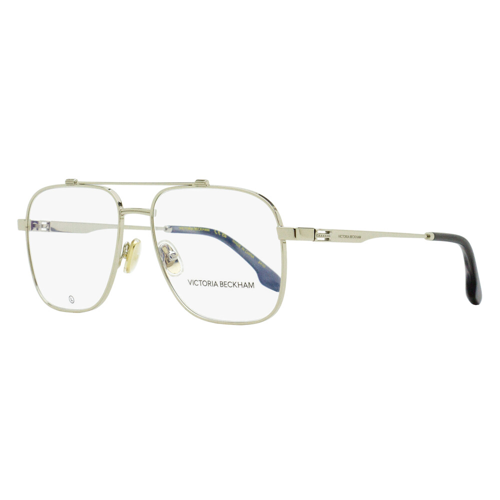 Victoria Beckham Navigator Eyeglasses VB2138 040 Silver 56mm